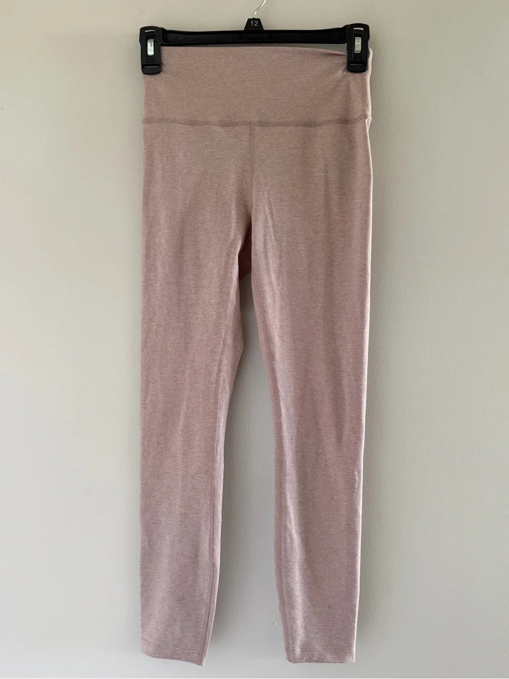 Prana Leggings Womens Small Pink Heather High Rise Yoga Athletic Workout Pants